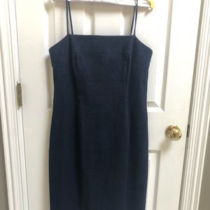 Spaghetti-strap denim dress
